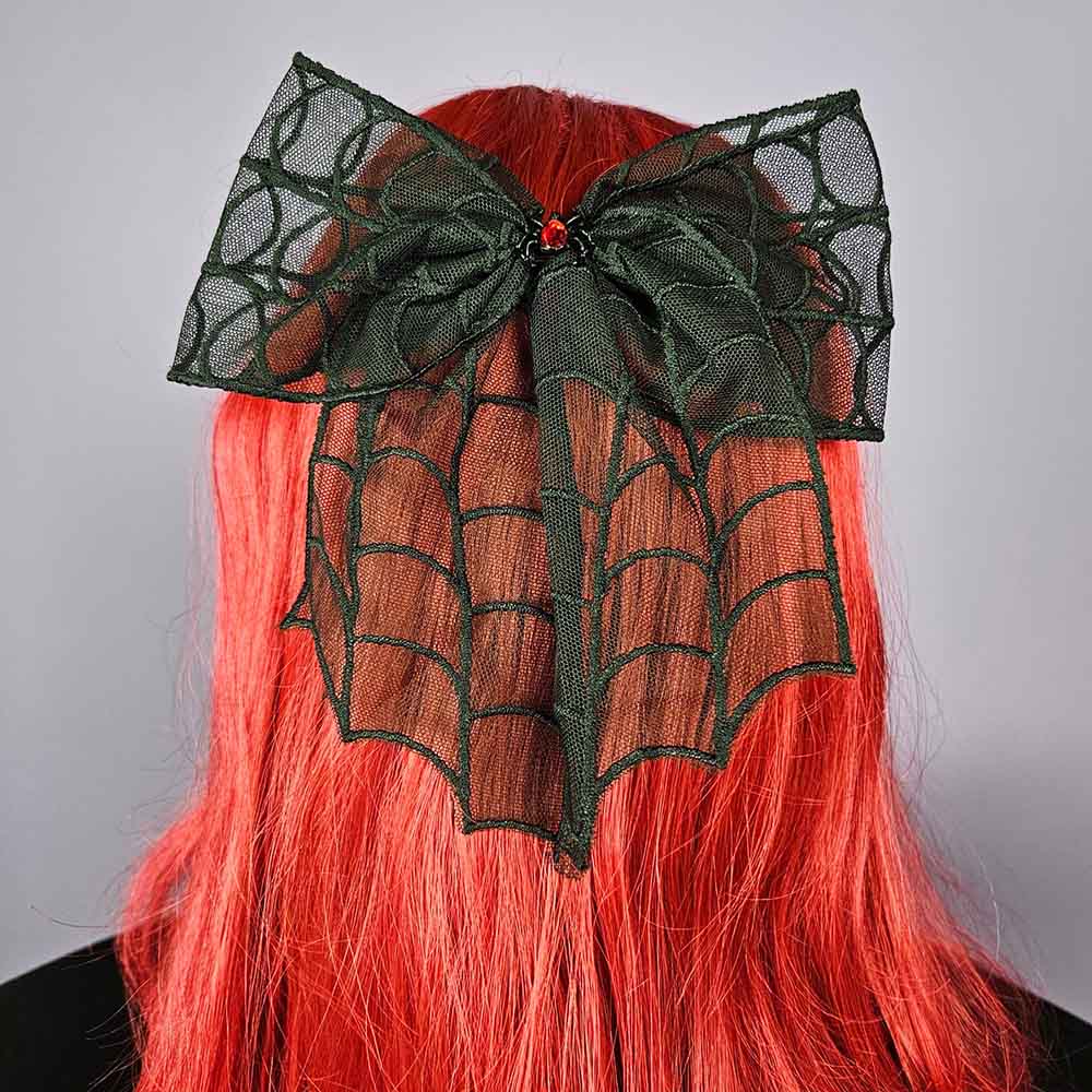 Attitude Hair Dye - Cobweb With Spider Charm Haarstrik - Zwart